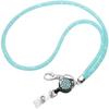 Porta badge, cordino retrattile, cordino identificativo, porta badge, porta badge, clip per catene, cordino per appendere, portachiavi, collana, cinturino