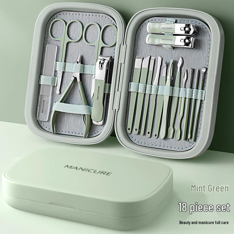 

Stainless Steel Manicure Set: Eagle Beak Pliers, Cuticle Scissors, Nail Clippers