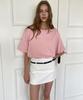 RAVEROUS Belted Mini Skirt/Pants_White
