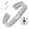 For Swatch solid core metal bracelet  concave convex watch chain YCS Yas YGS iron men and women's steel watchband ceramic strap