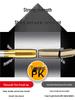 Stainless Steel Fine Tooth Tapping Drill Bit Set: M5, M6, M8x1, M10, M12x1.25, M16, M20