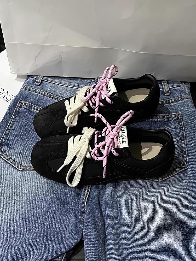 

Tennis Lace-Up Hike Shoes Sneakers Cross-tied Comfort Casual Flats Shoes Woman High Quality Sport Shoes Female Sneakers 36