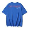 Off-White 2025 Summer New OW Motorcycle Girl Pattern Printed Short Sleeved T-shirt for Men and Women