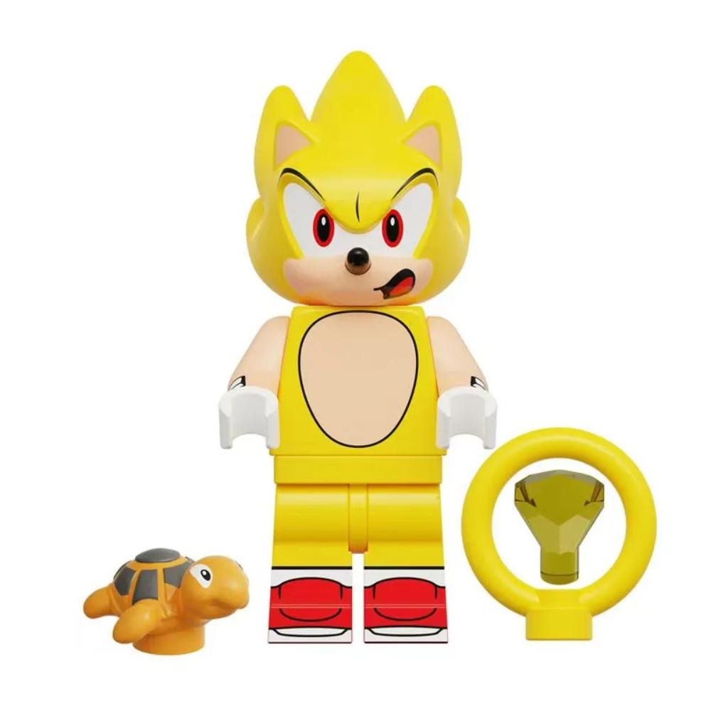 Hot Christmas Cartoon Sonic The Hedgehog Building Blocks Assembly Model Doll Girl Boy Toy For Children Birthday Collocatio Gift