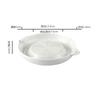 European Style White Ceramic Grinding Plate Garlic Ginger Grinder Potato Grinder Creative Home Fruit and Vegetable Grinding Tool