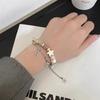 Fashionable Star Alloy Bracelet For Women Stylish Layered Design Friendship Beaded