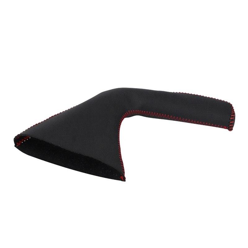 כיסויי אחיזת בלם יד לרכב למאזדה 3 2011 עור אוטומטי בלם יד כיסוי ידית מגן שרוול אביזר פנים לרכב