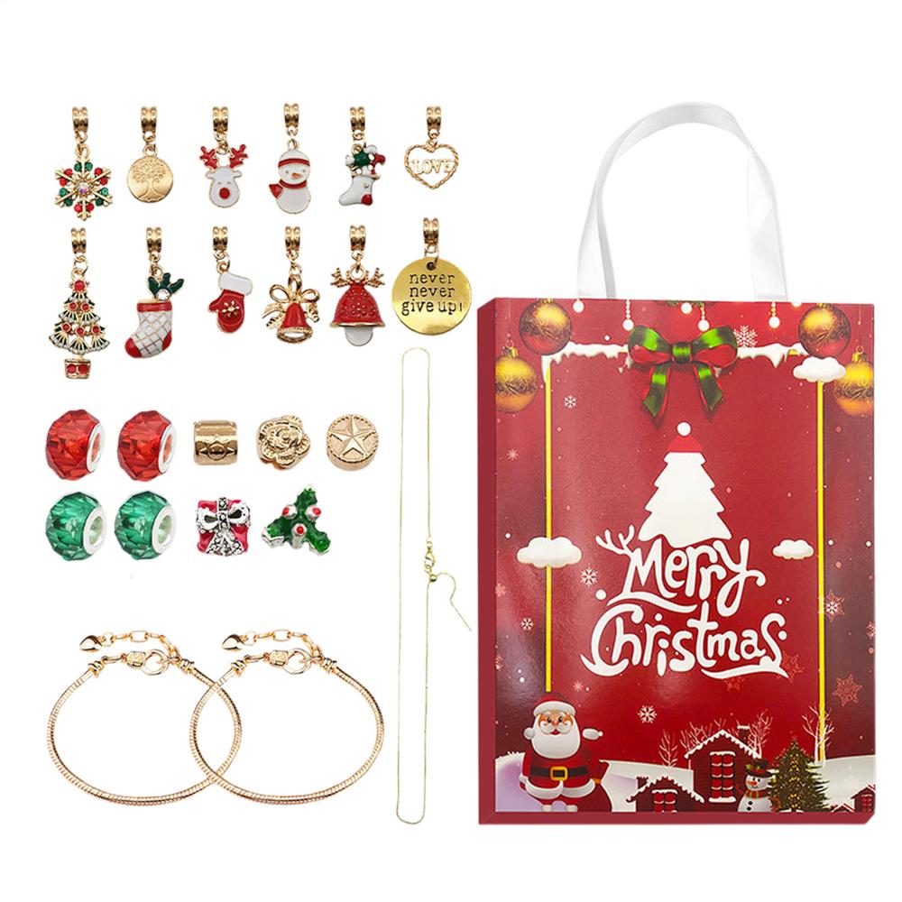 Christmas Countdown Bracelet Calendars 24 Days Collectible Charm Countdown To Christmas Calendar For Kids Toddler Teen Adult Boy