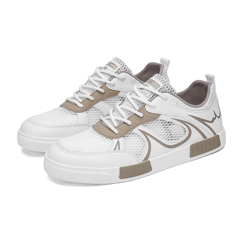 Heren Sportschoenen Zomer Ademend Casual Skateboard Schoenen Plus Size Witte Hardloopsneakers Schoenen voor Studenten