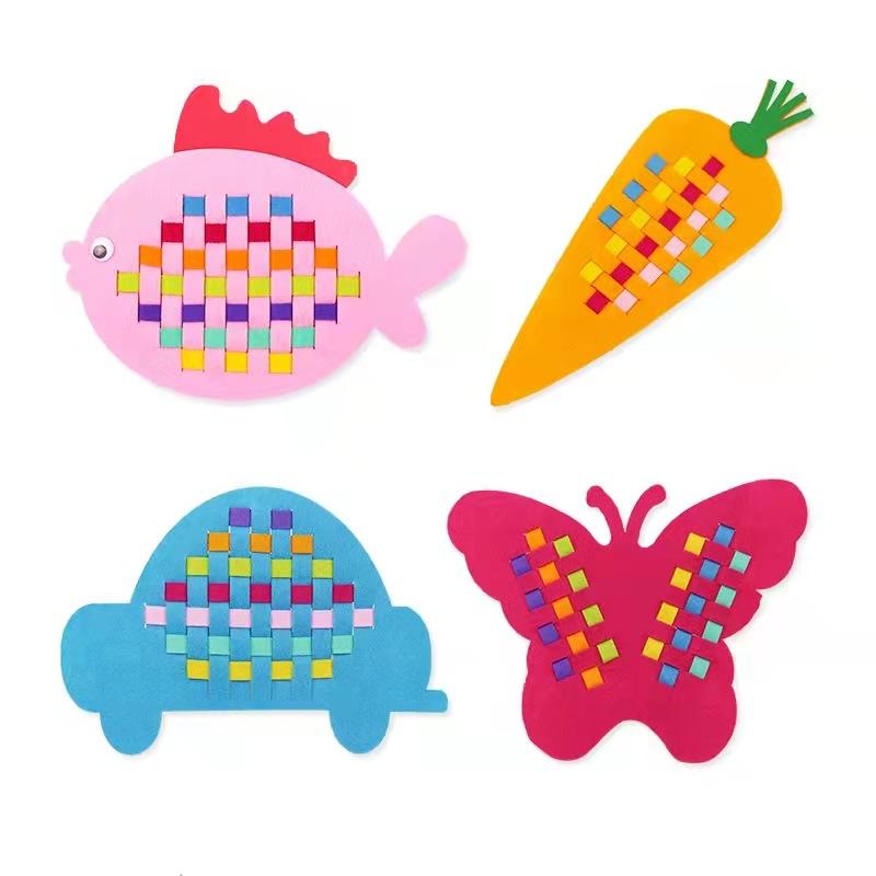 

Ткацкий станок на 6, 14, 16 предметов, детский набор игрушек для плетения, детский набор игрушек для плетения, набор для развития мелкой моторики, нетканый материал 4Pcs