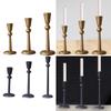 3x Pillar Candle Holders Decorative Candle Stands for Wedding Living Room