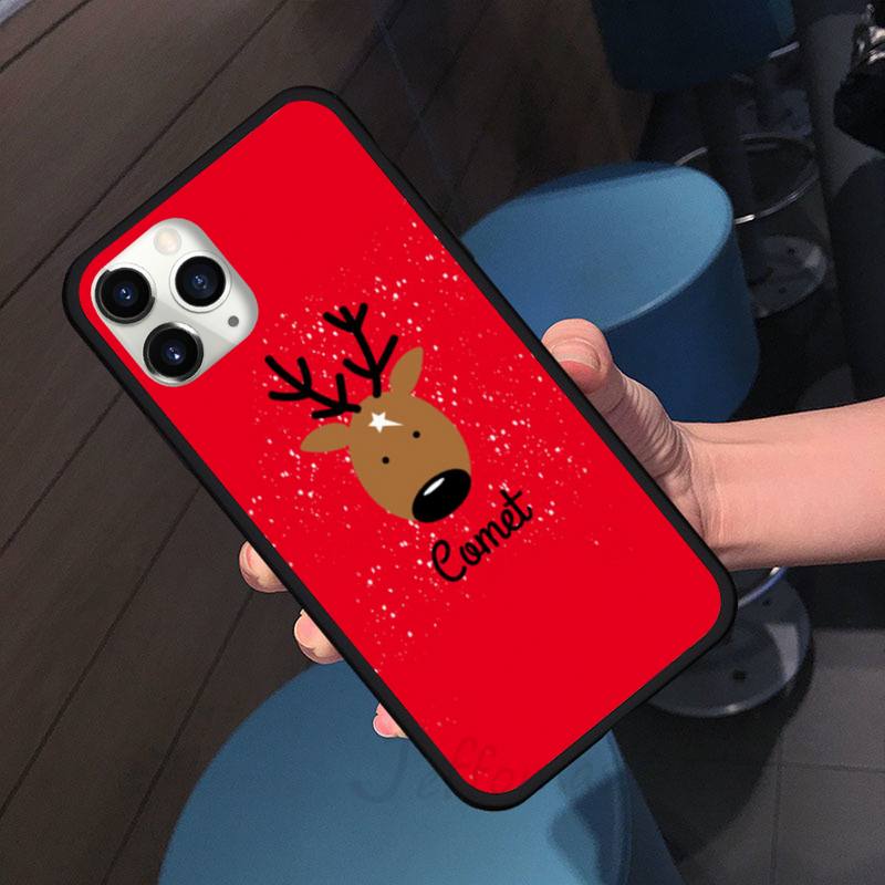 Happy New Year Christmas Gift Cute Phone Case for iPhone 11 12 Pro XS MAX 8 7 6 6S Plus X 5S SE 2020 XR