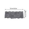 Korean Lace Floral Headbands Sweet Wide Lace Trim Hairband Solid Color Wide Hollow-Out Lightweight Headwrap Elastic Hair Bands