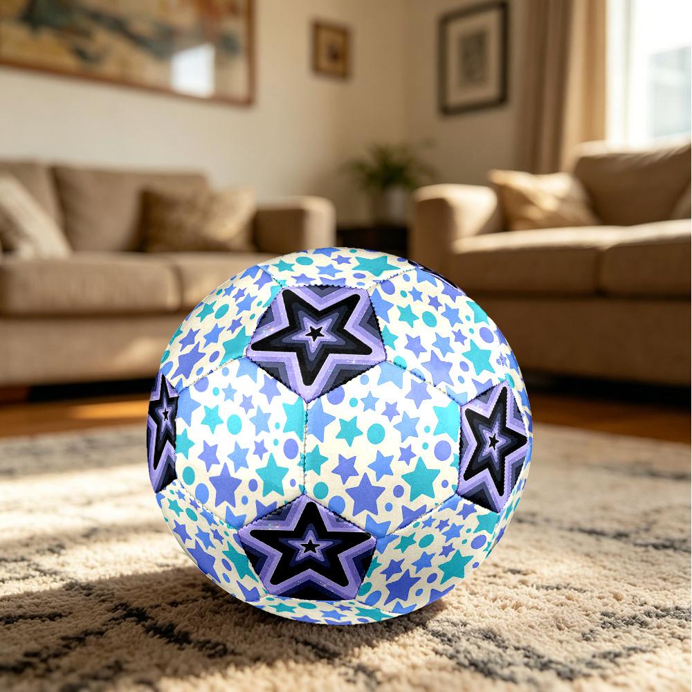 1PC Star Circle Galactic Kaleidoscope Soccer Ball Size 5 Football Machine Sewn Indoor/Outdoor Universal Football A98