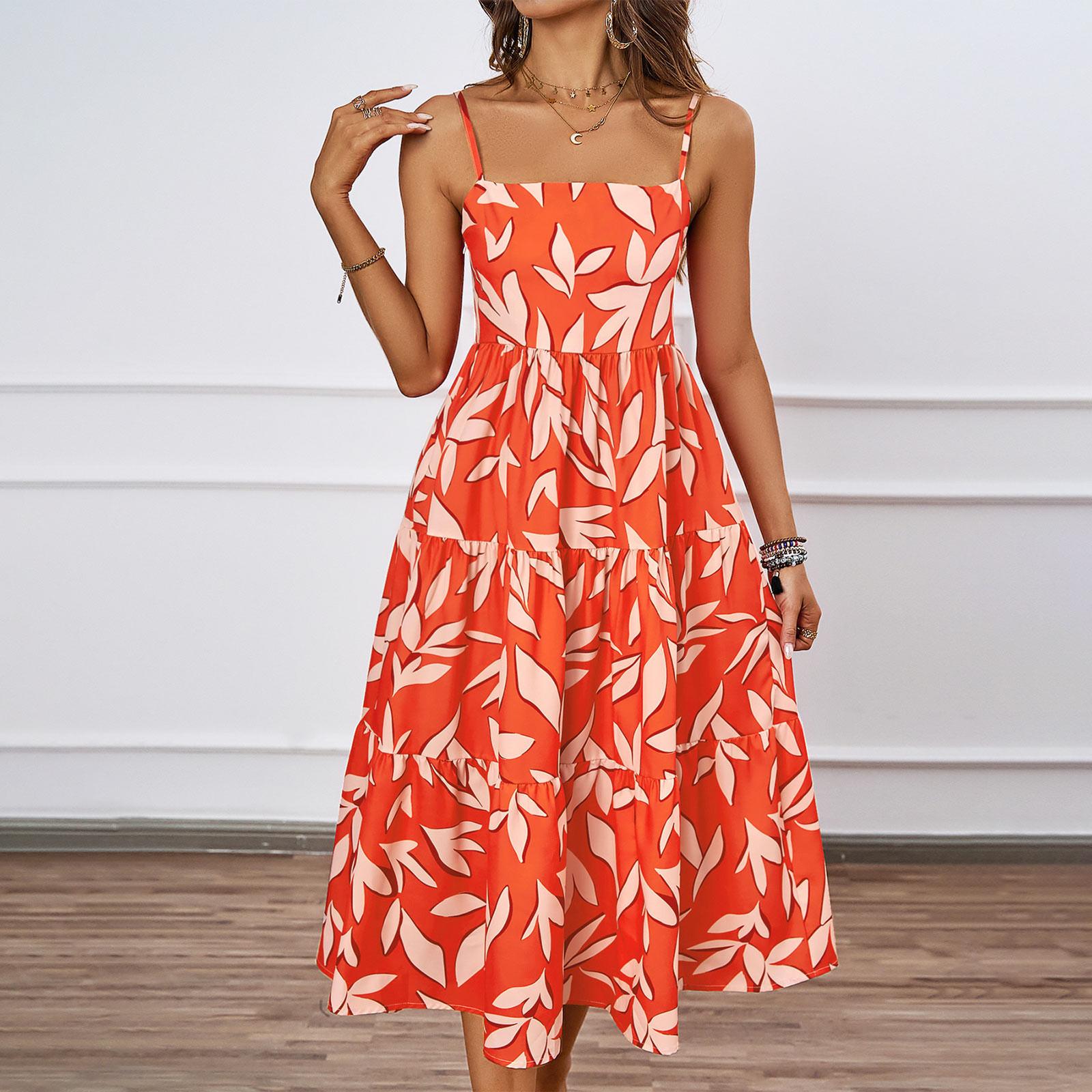 

Женское модное сексуальное однотонное платье на бретельках без рукавов, женское платье, длинное платье XL шафрановый