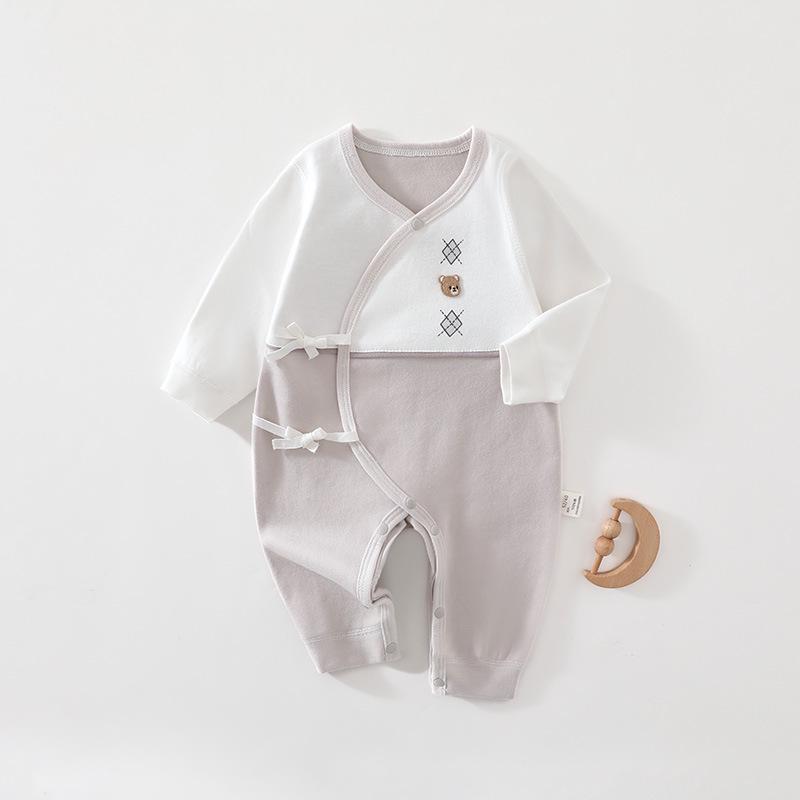Baby Butterfly A-Grade Cotton Newborn Long-Sleeve Bodysuit Pajamas