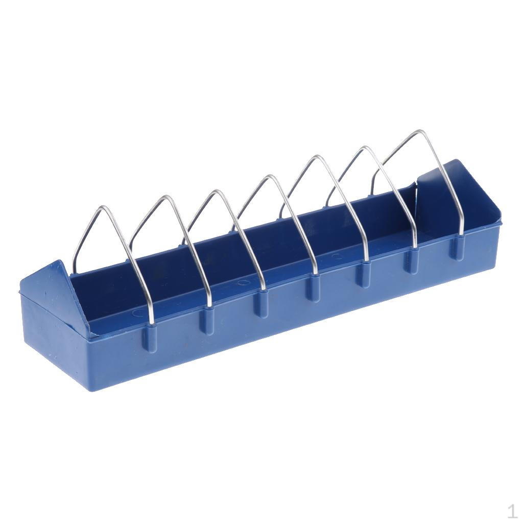 

Feeding Bowl for Birdseed Blue, Easy to Clean, Bird Feeder in