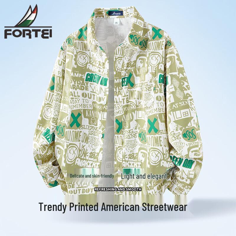 

Men s Trendy Print Long-Sleeve Shirt 3XL