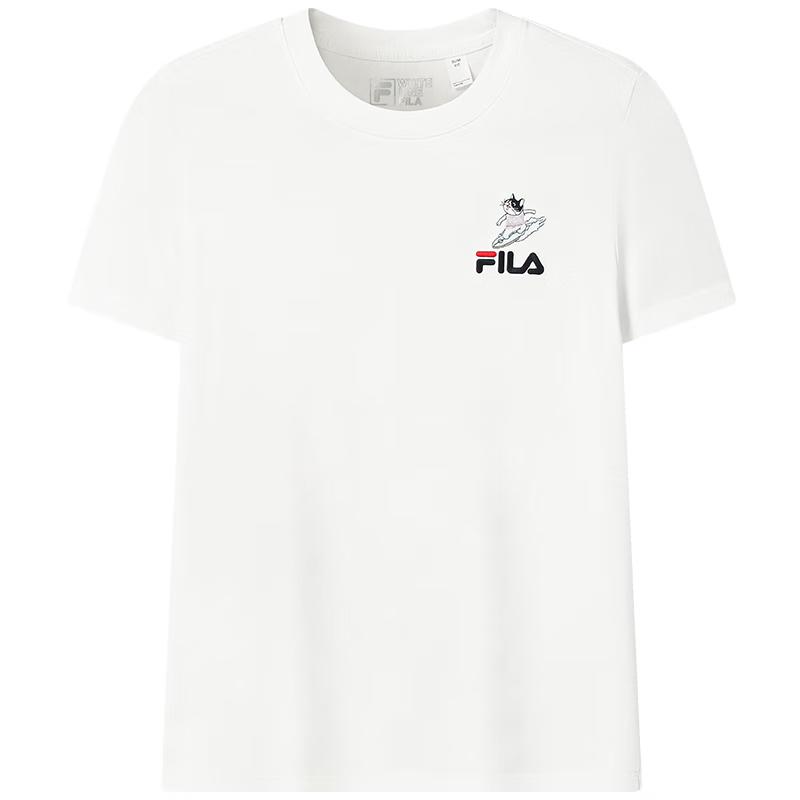 FILA Women's Kitten Embroidery Short-Sleeve T-Shirt