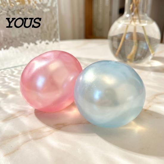 Durable TPR Kneading Toys 2.36 Inch Slow Rise Fidget Toy, Squeeze Ball Sensory Toy for Kids, Rising Stress Relief Boys Girls, Non-sticky Washable