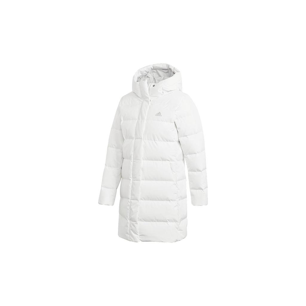 Adidas Down Jackets Women's White Hooded Moderate Other GE9992