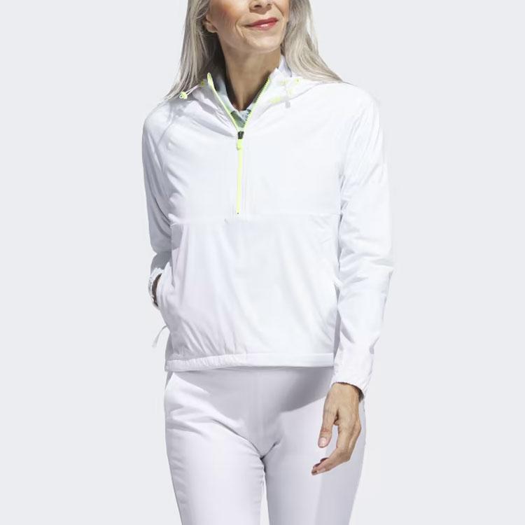 Adidas Ultimate365 Tour Wind.Rdy Fleece Hooded Jacket Women Jacket White HY7212