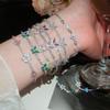 Elegant French Minimalist Zircon Butterfly Bracelet - Luxury Fashion Jewelry with Exquisite Design