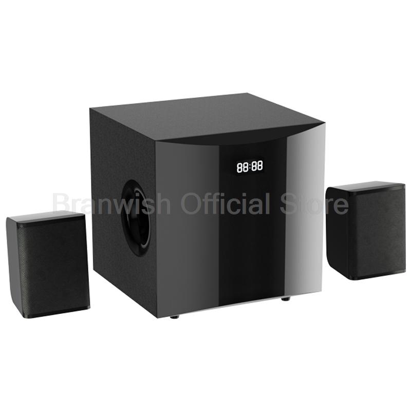 4 Inch 31W Bluetooth Speaker Subwoofer 2.1 Sound Box Amplifier High Power Home Theater Home Cinema 360°Sound System PC Audio Set