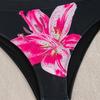 Printed U-shaped High Waist Bikini Sexy Split Swimsuit