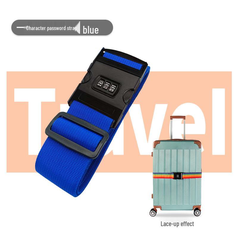 Polypropylene One-Word Luggage Strap for Suitcase Reinforcement with Wheels