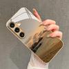 Aesthetic Seaside Scenery Pattern Glass Phone Case Suitable for Samsung Galaxy S26 S25 S24 S23 S22 S21 S20 FE/Ultra/Plus