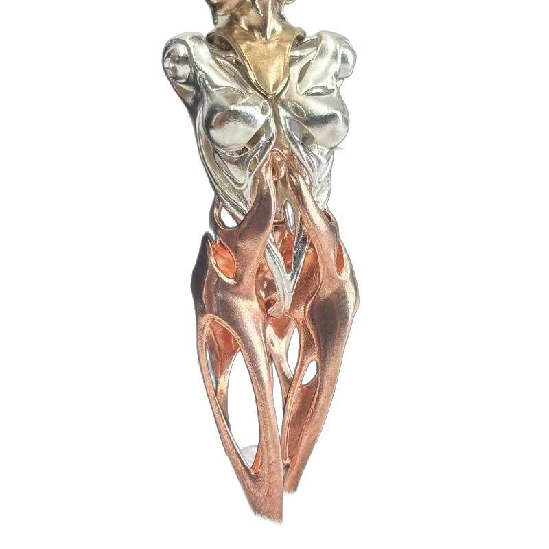 Character Sculptures, Classic Handles, Handicrafts, Metal Ornaments, Artistic Creative Handmade Pendants, Accessories, Gifts