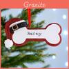Charming Resin Christmas Dog Bone Hanging Decorations With Personalized Touches For Celebrations
