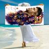 1pc Brazilian Football Celebration Microfiber Quick Dry Beach Towel Absorbent Soft Oversized Sand Free Towel for Travel Pool Gym Swimming Yoga 20a103