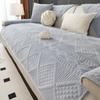 Crystal Fleece Sofa Cushion  Autumn And Winter New Plush Seat Cushion Cover Thickened Warm Sofa Cover Cross-Border