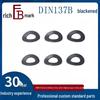 DIN137B Blackened Wave Washer, 65 Manganese Steel Elastic, National Standard, Sizes M5-M30