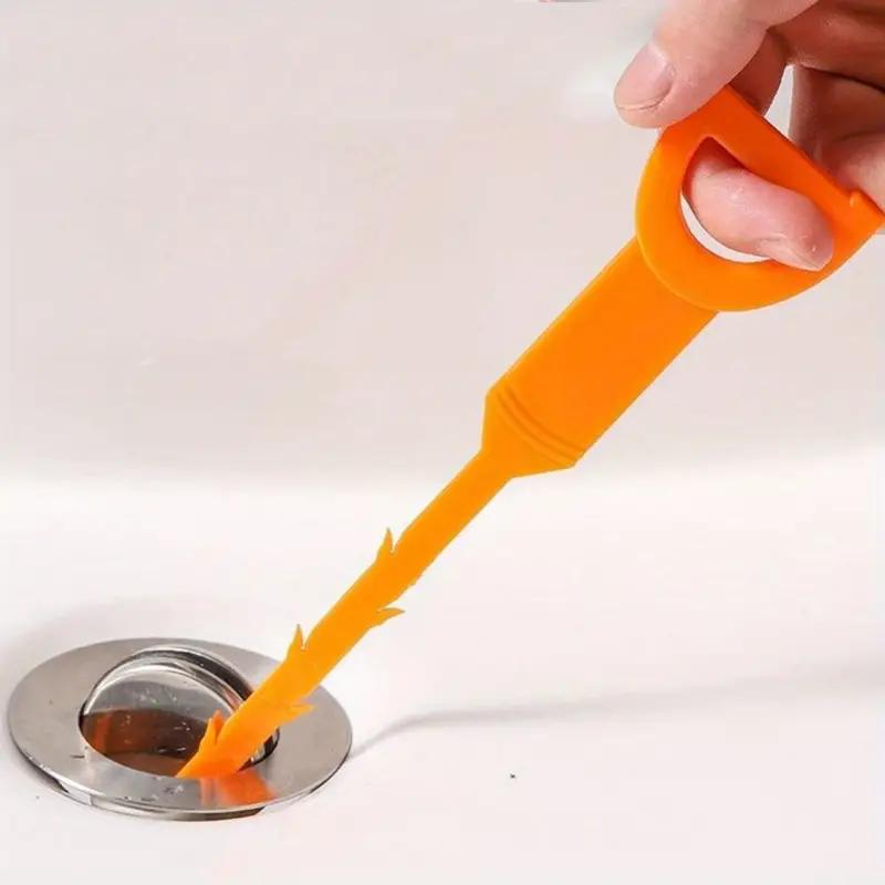 52CM Haarsieb Abflussreiniger Kanalisation Haarfänger Rohrreinigungswerkzeug Abfluss Haarentferner Werkzeug Für Kanalisation Küchenspüle Badezimmerwanne