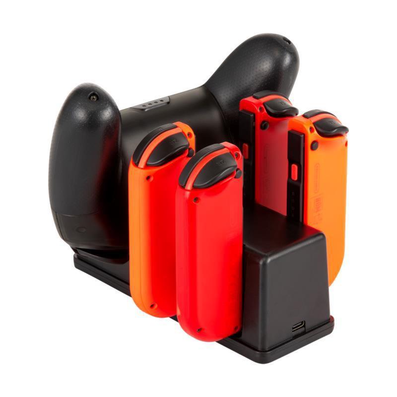 Multi-handle Charging Dock Controller Charging Dock Fast Charging Station Stand for Switch Controllers