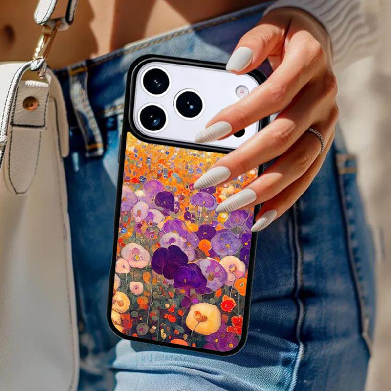 Gustav Klimt Art Phone Case For iPhone 17 Air 14 15 13 12 Max Cover For Apple 14 15 16 16e 11 Pro Max Plus