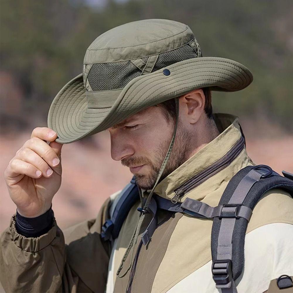 Fashion Breathable Summer Bucket Hat Portable Casual Sun Hat Sun Protection Panama Cap Mountaineering