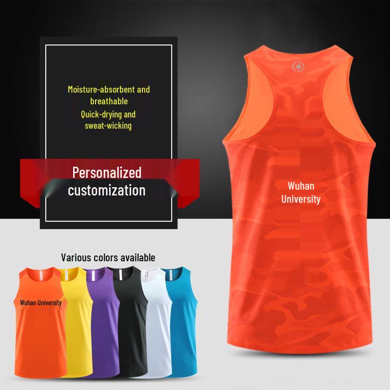 Unisex Quick-Dry Marathon Tank Top & Shorts Set for Summer Athletics