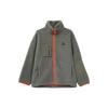 Unisex Sherpa Fleece Jacket Grey/Orange 929820-02