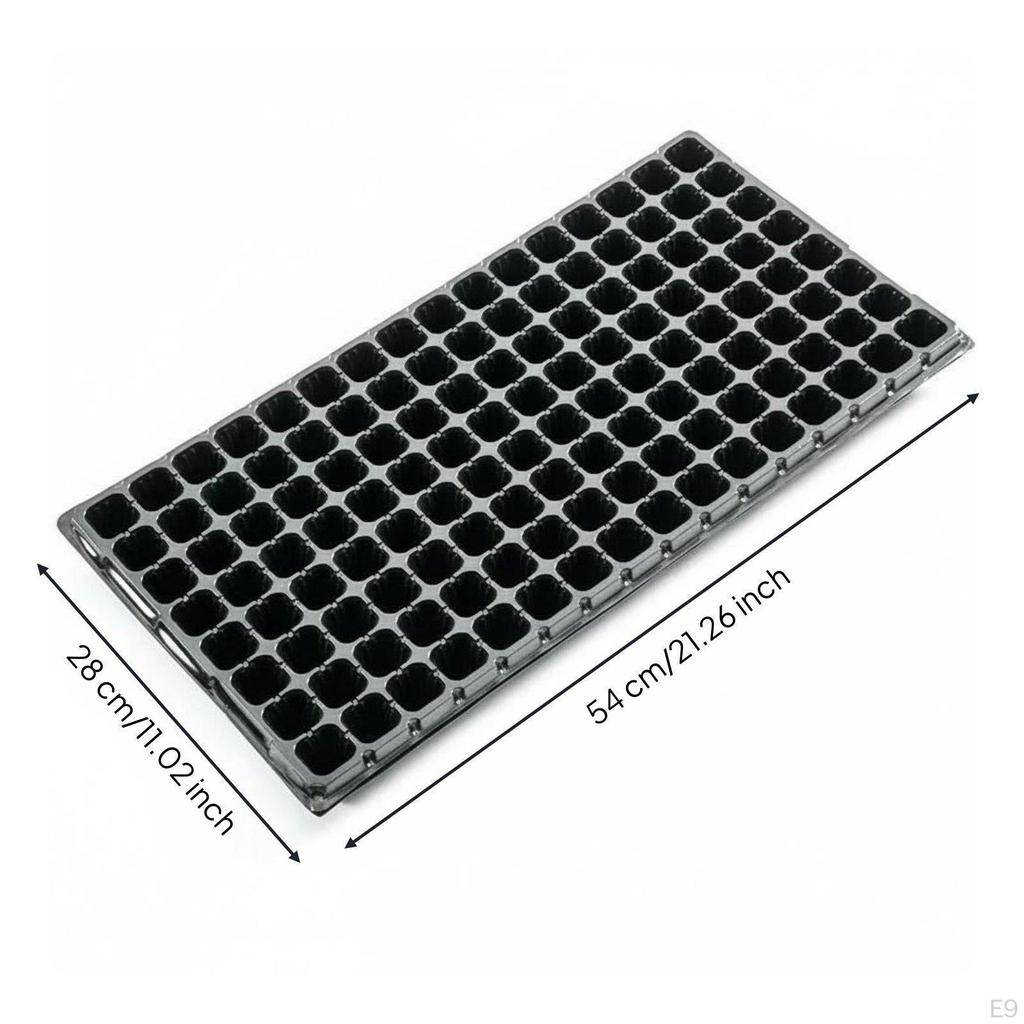 Nursery Tray Thickened Starter Drainage Holes Indoor Growing Trays for Farmers, Gardeners,