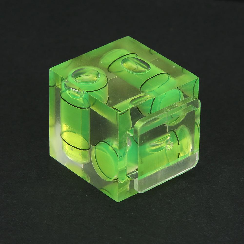 Cold Shoe Three Dimensional Square 3 Axis Bubble Air Level for Digital Camera
