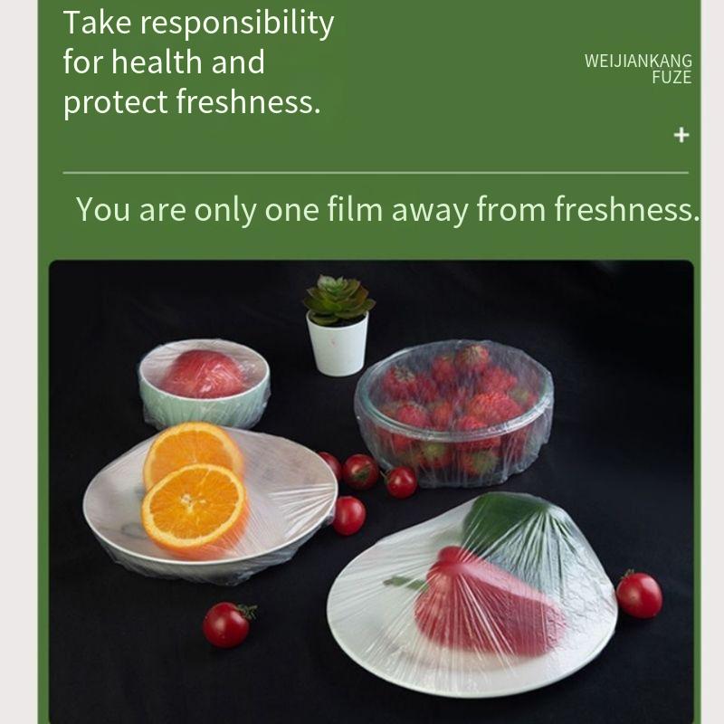 Household Disposable Food-Grade Fresh-Keeping Covers, Self-sealing Design, Dust & Insect Prevention, Multifunctional Kitchen Foo