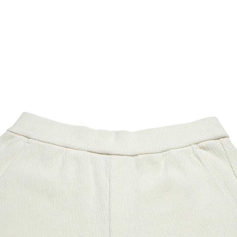 Fila White Minimalist Classic Versatile Trendy Casual Pants Women Bottoms F11W543607FIV