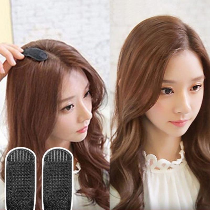 Rhinestone Invisible Fluffy Sponge Hårklemme Front Hårlinje Volum Base Puff Pute Hårbolle Hårstyling Hårnål