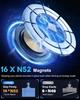 UYUXIO 15W Magnetic Wireless Car Charger Air Vent  Fast Charging Car Mount Phone Holder with Magnet for iPhone 16 15 14 13 12