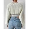 Simple Short Sweater Cardigan without Button Skin-Friendly Comfy Warm Clothing Gift for Birthday