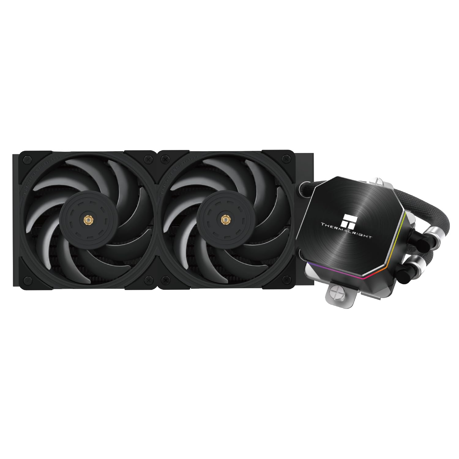 

Thermalright Frozen Edge 240 Black CPU Water Cooler with PWM Pump Speed is AMD Intel Fan, 3300RPM, S-FDB Bearing, AM4/AM5,